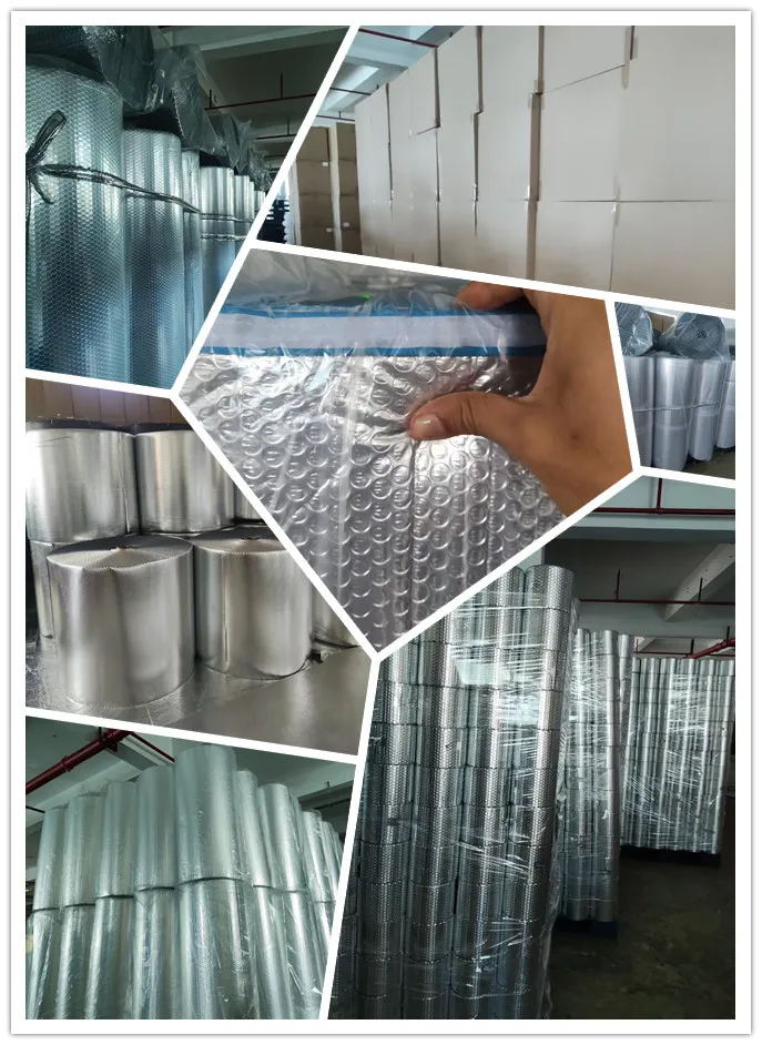 Fire Retardant & Fireproof Material Aluminum Foil Bubble Building Heat Insulation Material